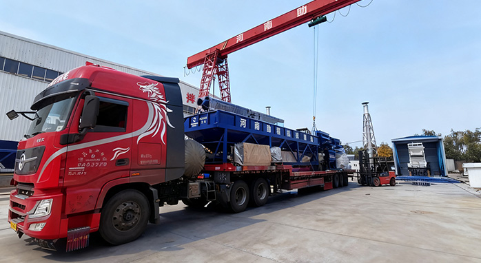 17th HZS50 Concrete Batching Plant to Uzbekistan