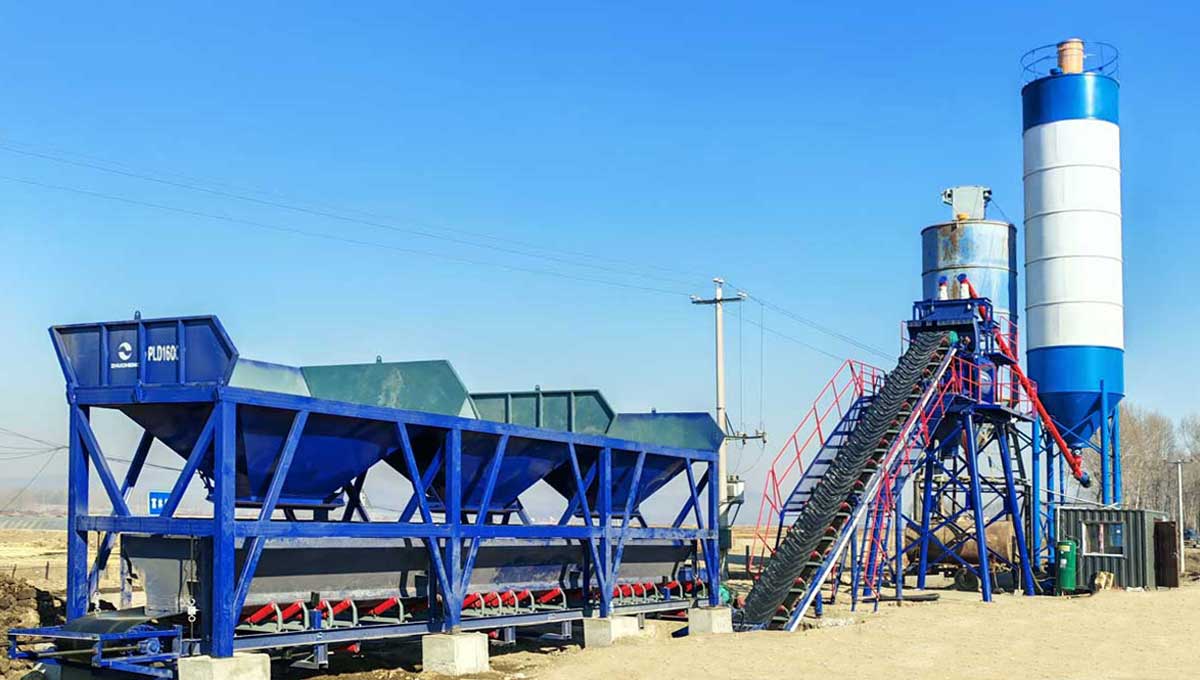 HZS60 Batching Plant Delivered to Tanzania