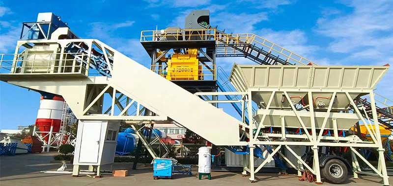YHZS50 Mobile Concrete Batching Plant