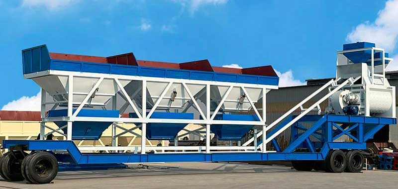 YHZS90F Mobile Concrete Batching Plant