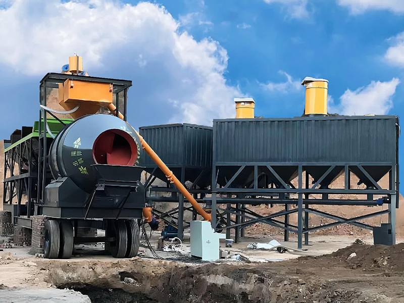 YHZM75 Mobile Concrete Batching Plant