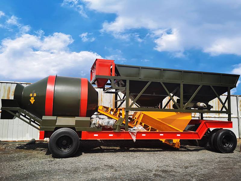 YHZM25 Mobile Concrete Batching Plant