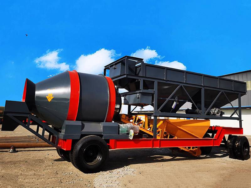 YHZM25 Mobile Concrete Batching Plant