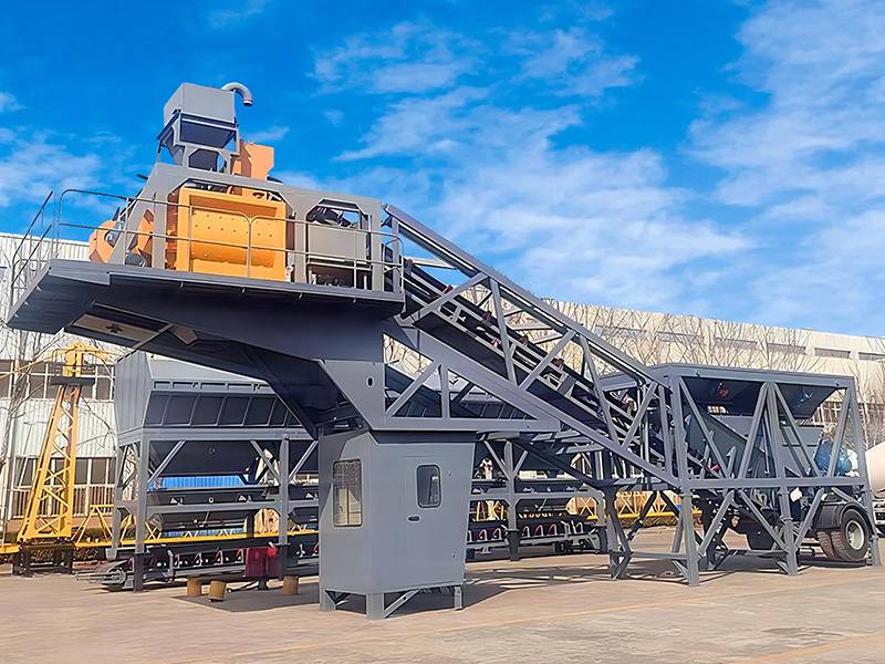 YHZS50 Mobile Concrete Batching Plant