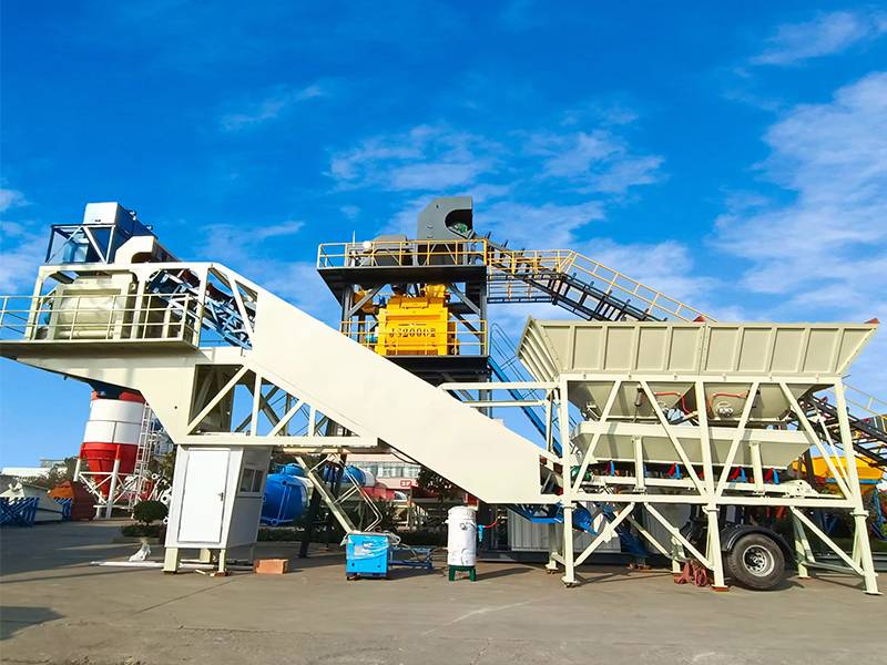 YHZS75 Mobile Concrete Batching Plant