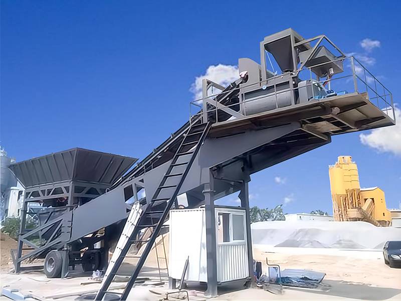 YHZS35 Mobile Concrete Batching Plant