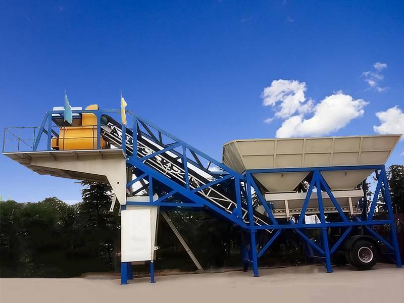 YHZS35 Mobile Concrete Batching Plant
