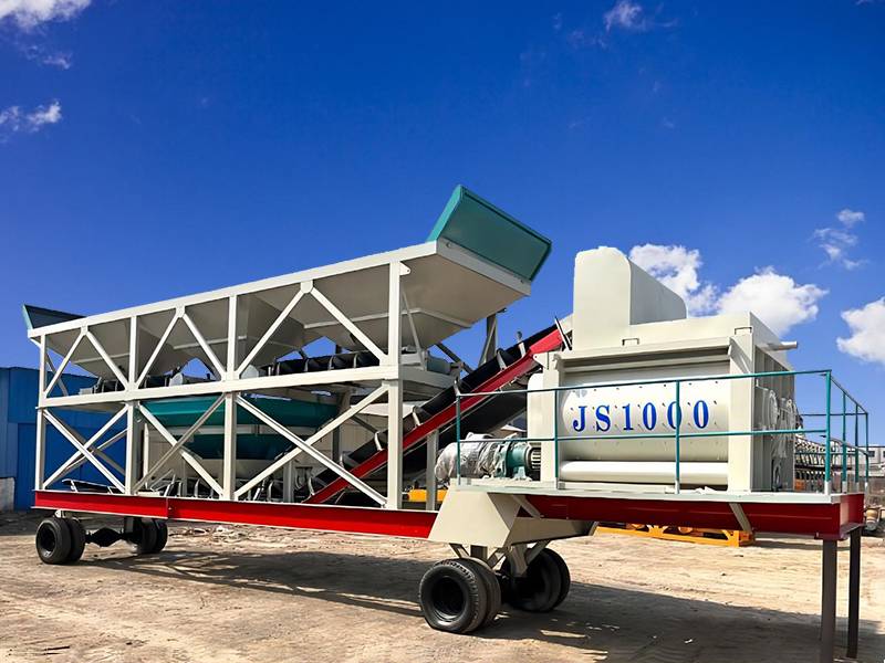 YHZS50F Mobile Concrete Batching Plant