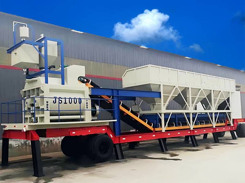 YHZS50F Mobile Concrete Batching Plant