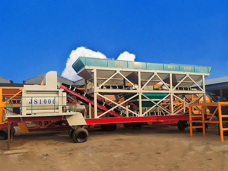 YHZS50F Mobile Concrete Batching Plant