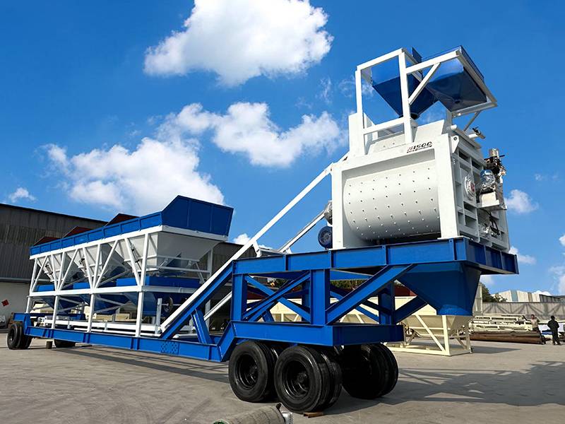 YHZS120F Mobile Concrete Batching Plant