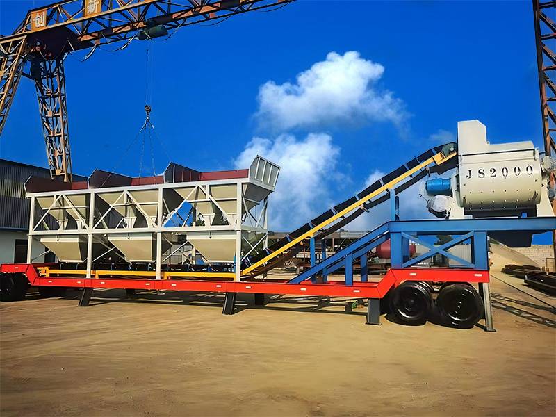 YHZS120F Mobile Concrete Batching Plant