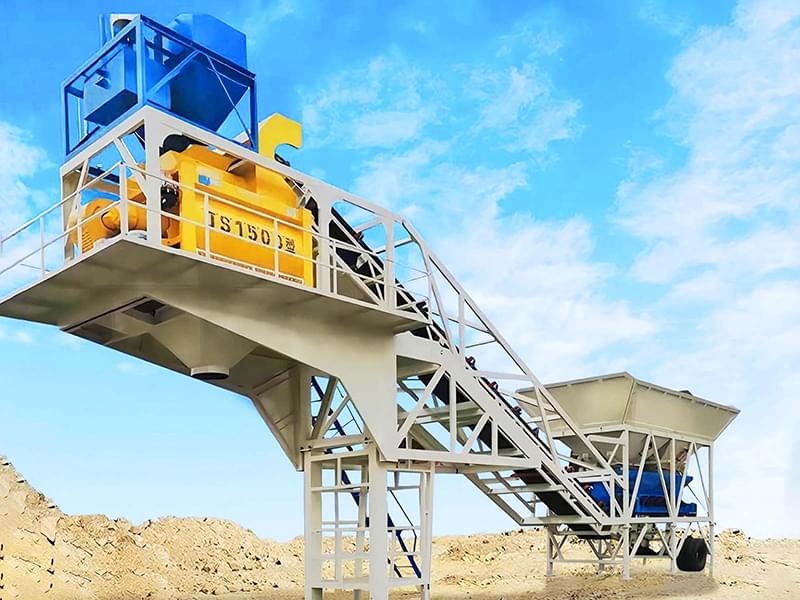 YHZS75 Mobile Concrete Batching Plant