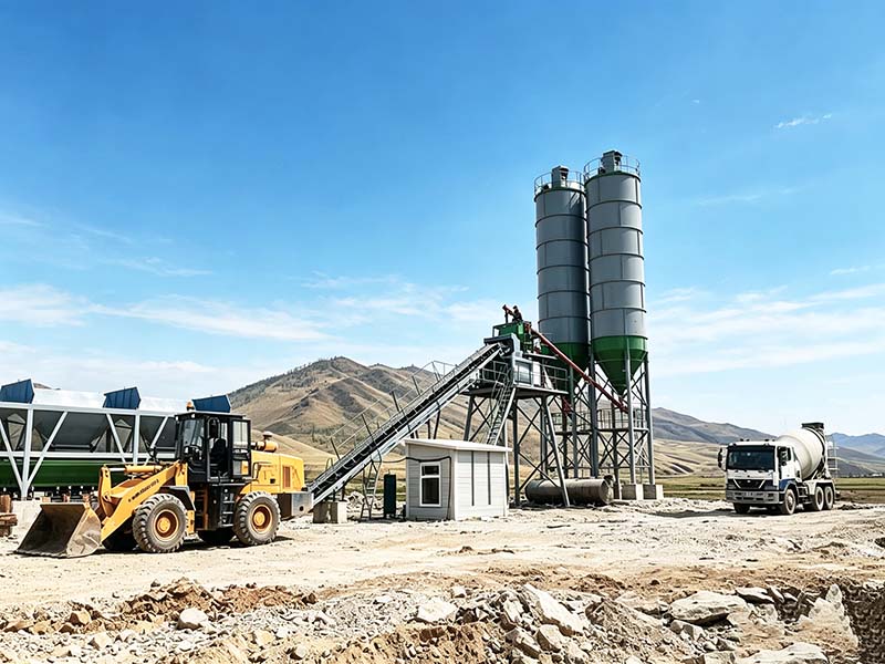 HZS60 Concrete Batching Plant