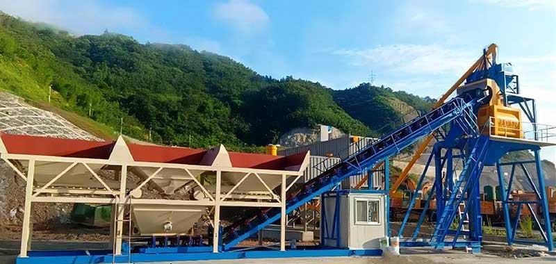 MHZS120 Foundation-free Batching Plant